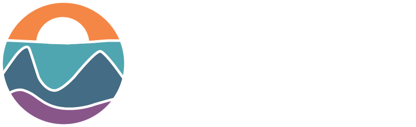 Hawaiʻi State Coalition Against Domestic Violence color logo with white text (large)